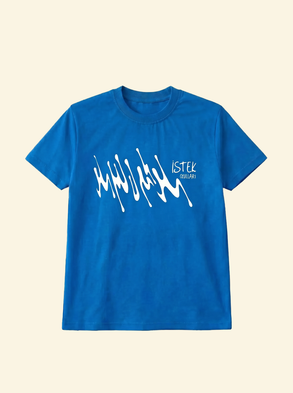 İstek Okulları Logo Baskılı Desenli T-Shirt